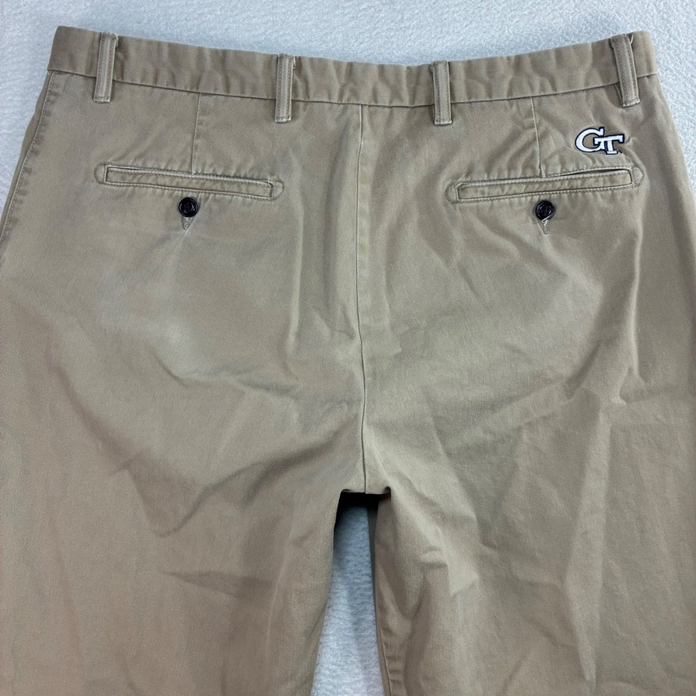 Dockers Georgia Tech Chino Pant Men 38x31 Beige Khaki Cotton Preppy Business Y2K